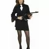 Plus Size Sexy Mafia Costume For Adult