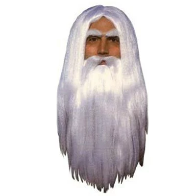 Merlin Wig & Beard 3 Merlin Wig & Beard