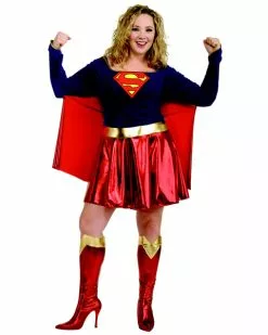 Plus Size Supergirl Costume For Adult