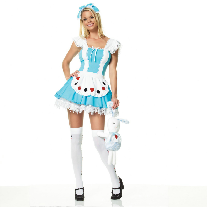 Alice Wonder Place Dress Adult Costume 3 Alice Wonder Place Dress Adult Costume