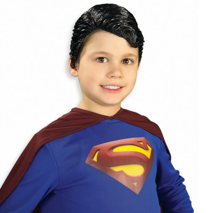 Superman Vinyl Wig Child 3 Superman Vinyl Wig Child