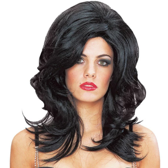 Deluxe Ultra Glam Wig (Black) 3 Deluxe Ultra Glam Wig (Black)