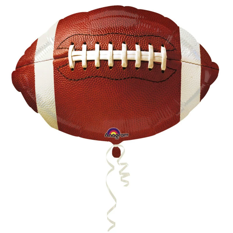 18" Football-Shaped Foil Balloon 3 18" Football-Shaped Foil Balloon