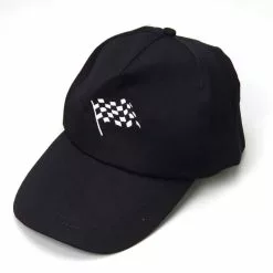 Black Racing Cap