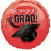 18" Apple Red Grad Foil Balloon
