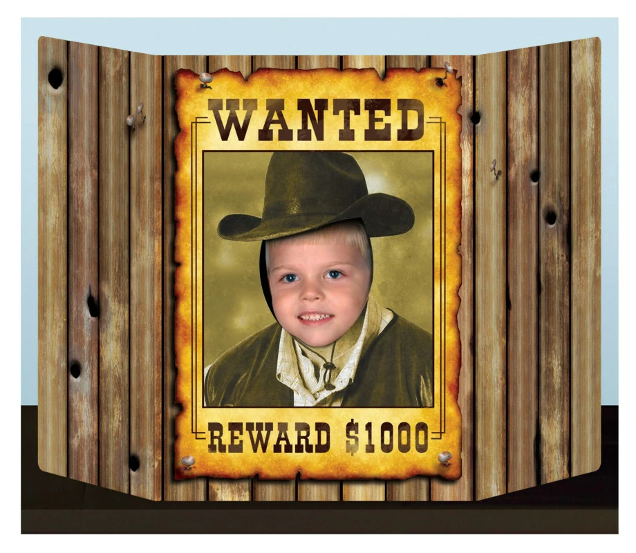 Wanted Poster Photo Prop 3 Wanted Poster Photo Prop