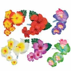 Deluxe Tropical Hair Clip Asst. (1 Count)