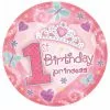 1st Birthday Princess 18" Foil Balloon -Classic Horror Sales 30593
