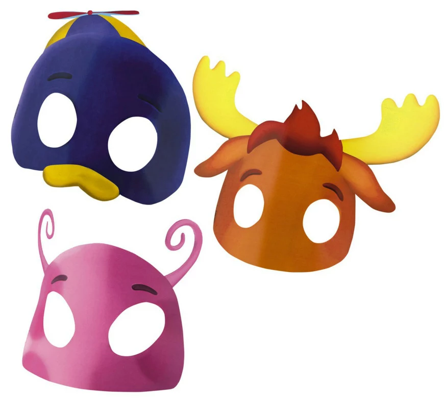 Backyardigans Masks Asst. (6 Count) 3 Backyardigans Masks Asst. (6 Count)