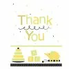 Stroller Fun Thank You Cards (8 Count)