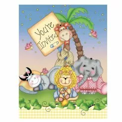 Nighty Night BaZooples Invitations (8 Count)