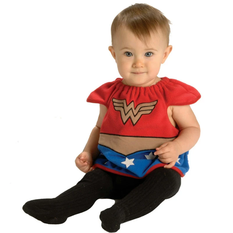 Wonder Woman Bib Newborn Costume 3 Wonder Woman Bib Newborn Costume