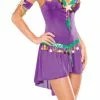 Mardi Gras Queen Plus Adult Costume -Classic Horror Sales 34153