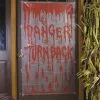 5' Bloody Warning Door Cover -Classic Horror Sales 35053