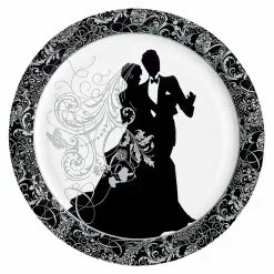 Silhouette Banquet Plates (8 Count)
