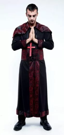 Endless Options Black And Red Robe Adult Costume
