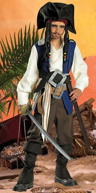 Pirates Of The Caribbean Jack Sparrow Child Costume 3 Pirates Of The Caribbean Jack Sparrow Child Costume