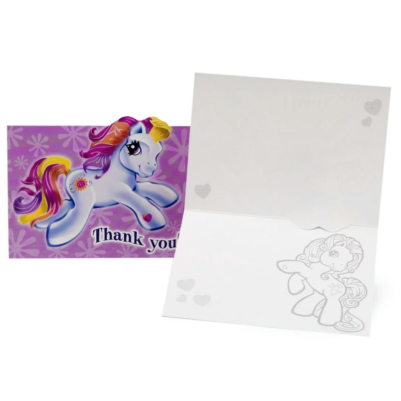 My Little Pony Thank You Cards (8 Count) 3 My Little Pony Thank You Cards (8 Count)