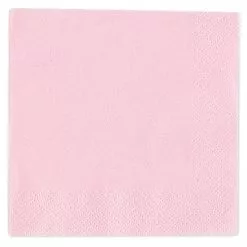 Light Pink Beverage Napkins (50 Count)