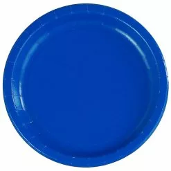 Royal Blue Dinner Plates (24 Count)