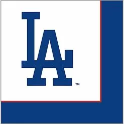 Los Angeles Dodgers Lunch Napkins (24 Count)