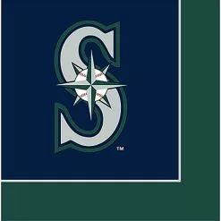 Seattle Mariners Lunch Napkins (24 Count)