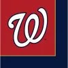 Washington Nationals Lunch Napkins (24 Count) -Classic Horror Sales 48259