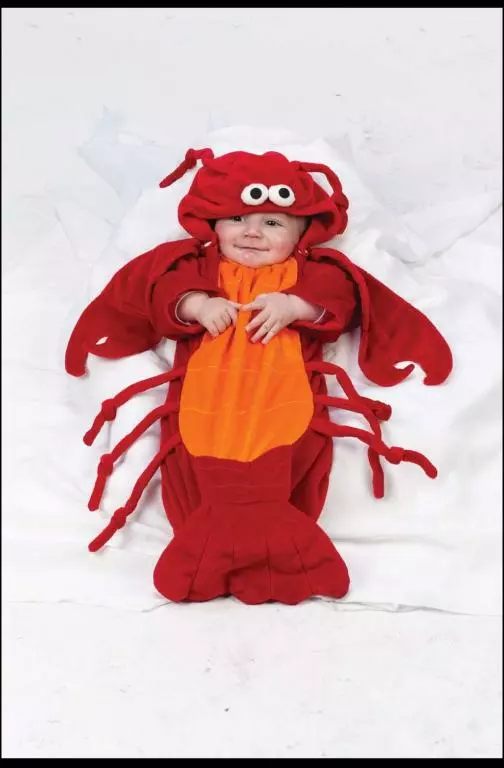 Lobster Bunting Infant Costume 3 Lobster Bunting Infant Costume