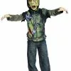 Creature Short Sleeve Hoodie Child Costume Small -Classic Horror Sales 513 768 6819025 CREATURE MONSTER HOODIE 05