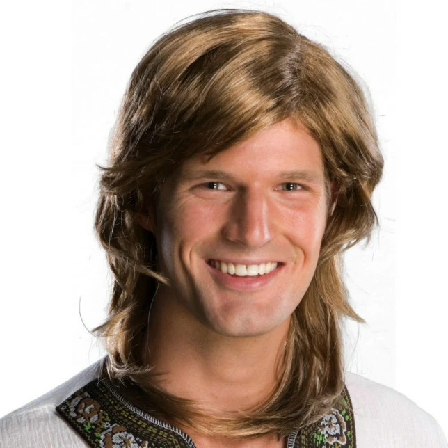 70s Guy Brown Wig Adult 3 70s Guy Brown Wig Adult
