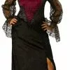 Midnight Vampiress Adult (Plus) Costume -Classic Horror Sales 60588