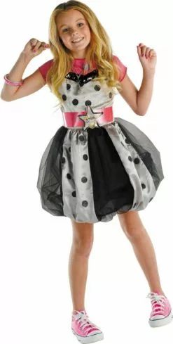 Hannah Montana (Pink With Polka Dots) Dress Child Costume