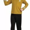 Star Trek Movie Deluxe (Gold) Shirt Child Costume 2 Star Trek Movie Deluxe (Gold) Shirt Child Costume -Classic Horror Sales 60862