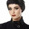 Black Pixie Wig Adult 2 Black Pixie Wig Adult -Classic Horror Sales 61407
