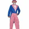 Uncle Sam Adult Plus Costume 1 Uncle Sam Adult Plus Costume -Classic Horror Sales 64109F