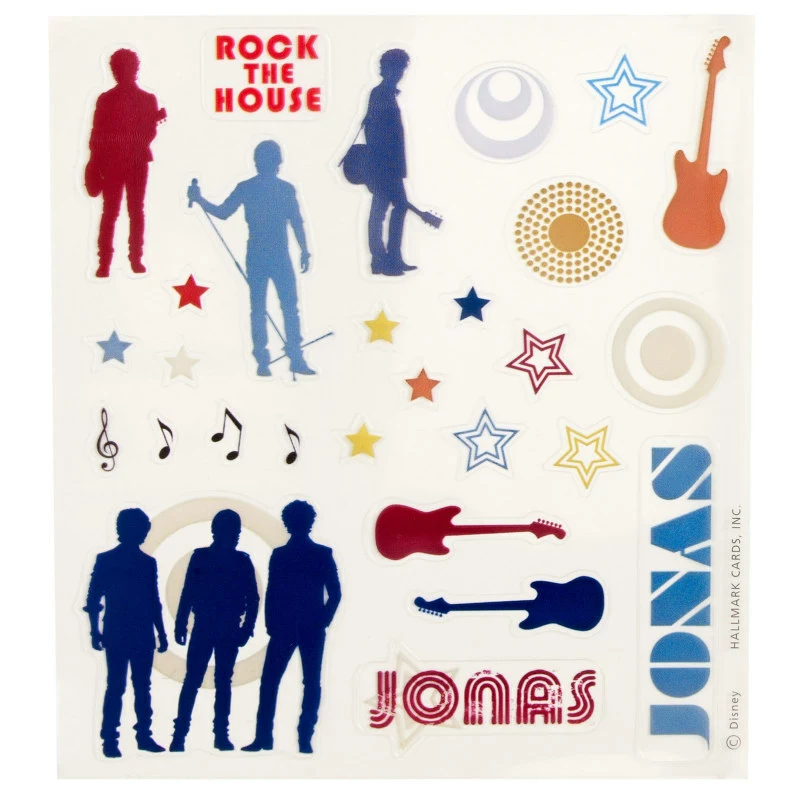 JONAS Cool Clings (2 Sheets) 3 JONAS Cool Clings (2 Sheets)