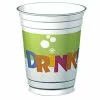 Eat, Drink And Party 14 Oz. Plastic Cups (8 Count) -Classic Horror Sales 65349