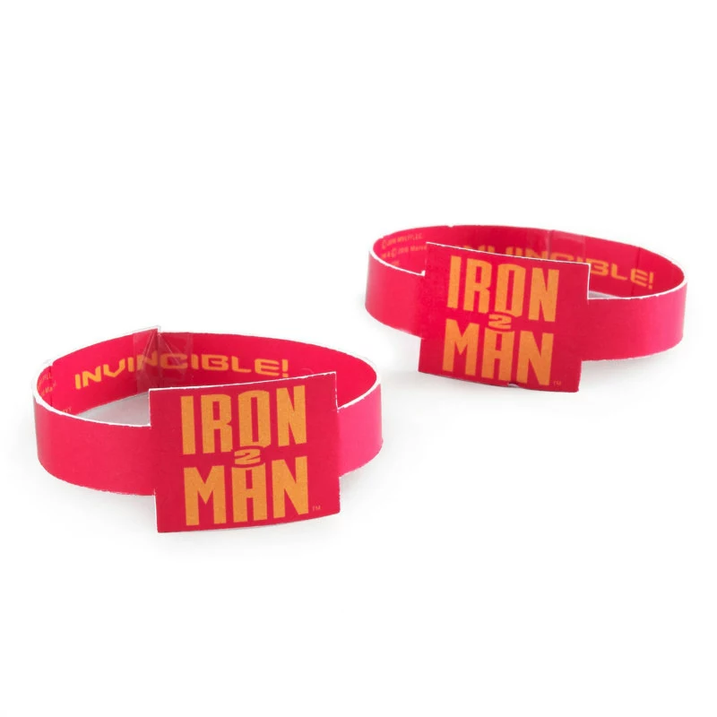 Iron Man 2 Rubber Wristbands (4 Count) 3 Iron Man 2 Rubber Wristbands (4 Count)