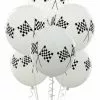 11" Racing Flags Balloons (6 Count)