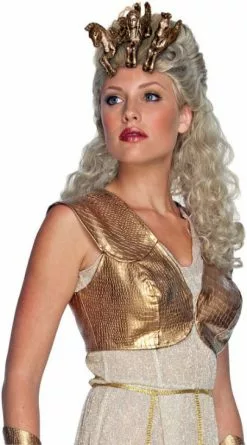 Clash Of The Titans Athena Adult Wig & Headpiece
