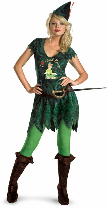 Sexy Peter Pan Adult Costume 3 Sexy Peter Pan Adult Costume