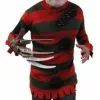 A Nightmare On Elm Street Deluxe Freddy Krueger Sweater Teen -Classic Horror Sales 70719