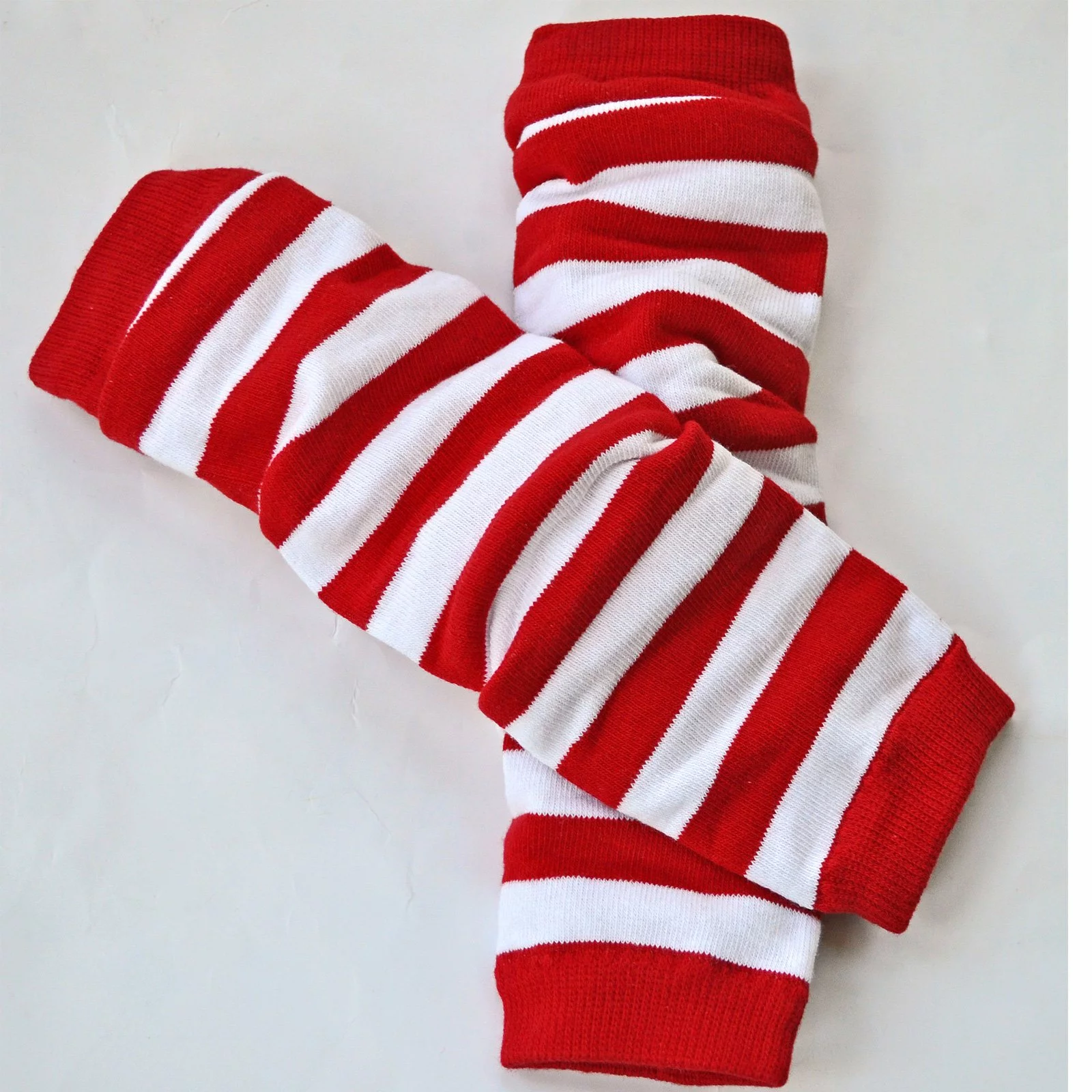 Red And White Leggings (1 Pair) 3 Red And White Leggings (1 Pair)