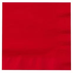 Classic Red (Red) Lunch Napkins (50 Count)