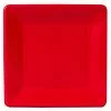 Classic Red (Red) Square Dinner Plates (18 Count) -Classic Horror Sales 72479