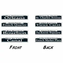 Mardi Gras Street Sign Cutouts (4 Count)