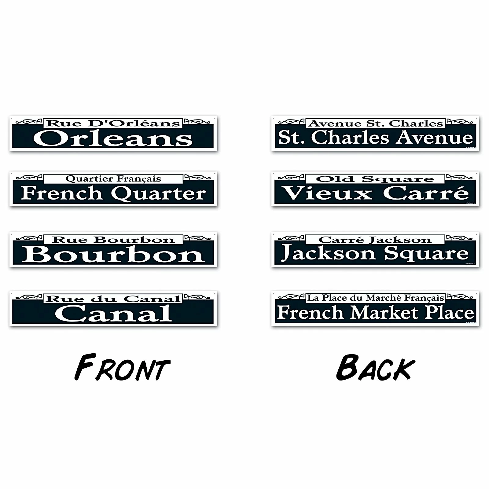 Mardi Gras Street Sign Cutouts (4 Count) 3 Mardi Gras Street Sign Cutouts (4 Count)