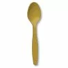 Glittering Gold (Gold) Heavy Weight Spoons (24 Count) 1 Glittering Gold (Gold) Heavy Weight Spoons (24 Count) -Classic Horror Sales 72618