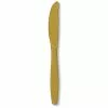 Glittering Gold (Gold) Heavy Weight Knives (24 Count)