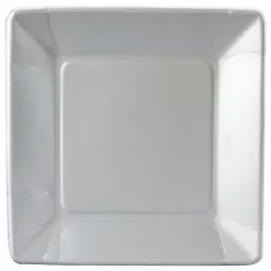 Shimmering Silver (Silver) Square Dinner Plates (18 Count)